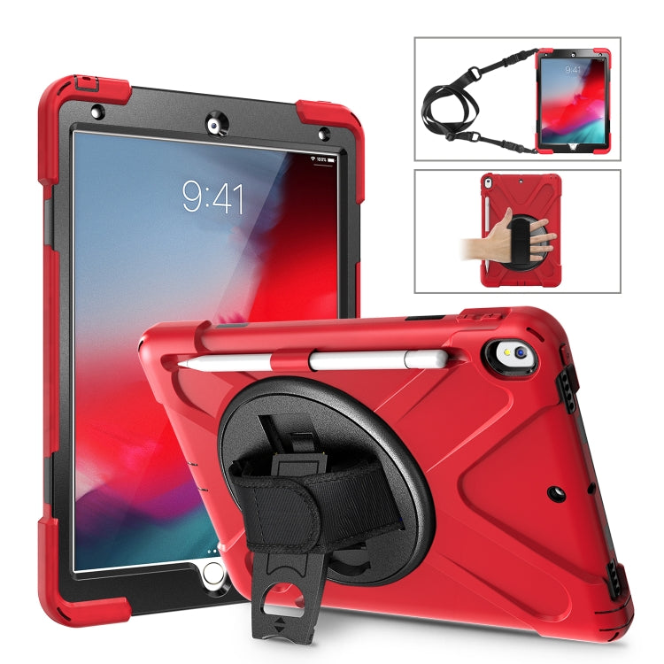Custodia silicone con tracolla e slot penna per iPad Pro 10.5