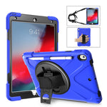 Custodia silicone con tracolla e slot penna per iPad Pro 10.5