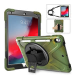Custodia silicone con tracolla e slot penna per iPad Pro 10.5