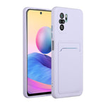 Custodia TPU con slot carte per Xiaomi Redmi Note 10 5G