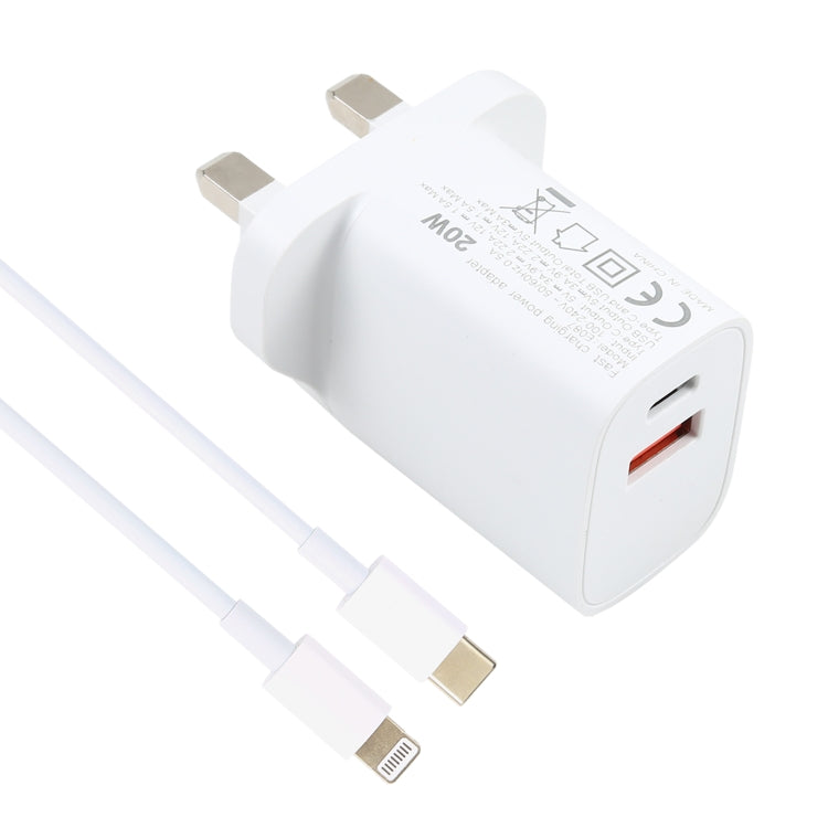 Caricabatterie 20W USB-C con cavo Type-C a 8 Pin