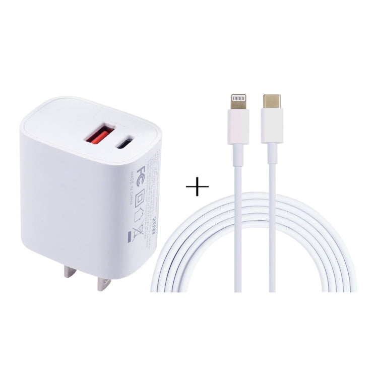 Caricabatterie 20W USB-C con cavo Type-C a 8 Pin