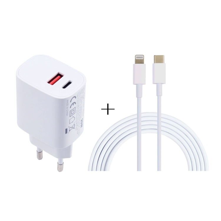 Caricabatterie 20W USB-C con cavo Type-C a 8 Pin
