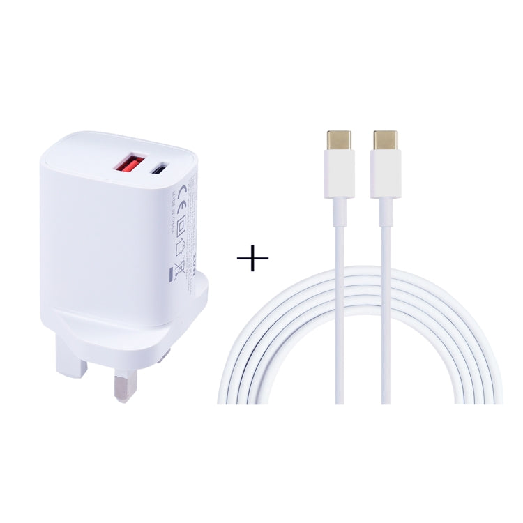 Caricabatterie USB-C 20W con cavo Type-C 1-2 metri