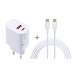 Caricabatterie USB-C 20W con cavo Type-C 1-2 metri