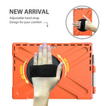 Custodia protettiva antiurto in silicone colorato + PC con supporto, cinturino da polso e slot per penna, For Microsoft Surface Pro 4 / 5, For Microsoft Surface Pro 6 / 7