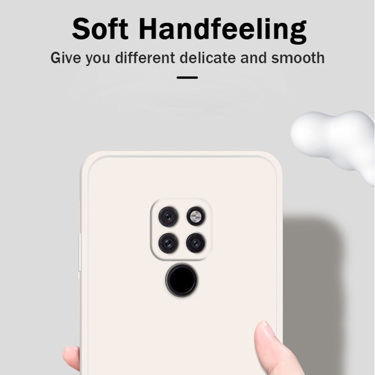 Custodia protettiva a copertura totale antigoccia in silicone liquido imitazione tinta unita, For Huawei Mate 20, For Huawei Mate 20 Pro