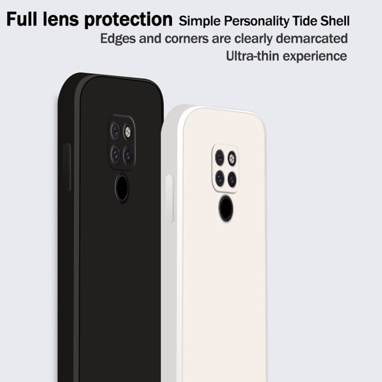 Custodia protettiva a copertura totale antigoccia in silicone liquido imitazione tinta unita, For Huawei Mate 20, For Huawei Mate 20 Pro