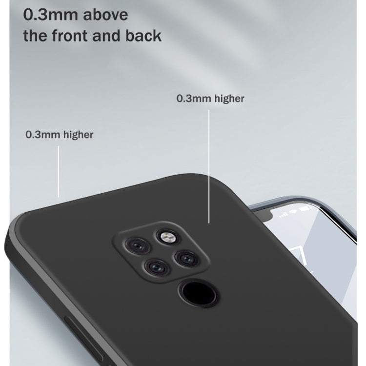 Custodia protettiva a copertura totale antigoccia in silicone liquido imitazione tinta unita, For Huawei Mate 20, For Huawei Mate 20 Pro