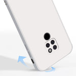 Custodia protettiva a copertura totale antigoccia in silicone liquido imitazione tinta unita, For Huawei Mate 20, For Huawei Mate 20 Pro