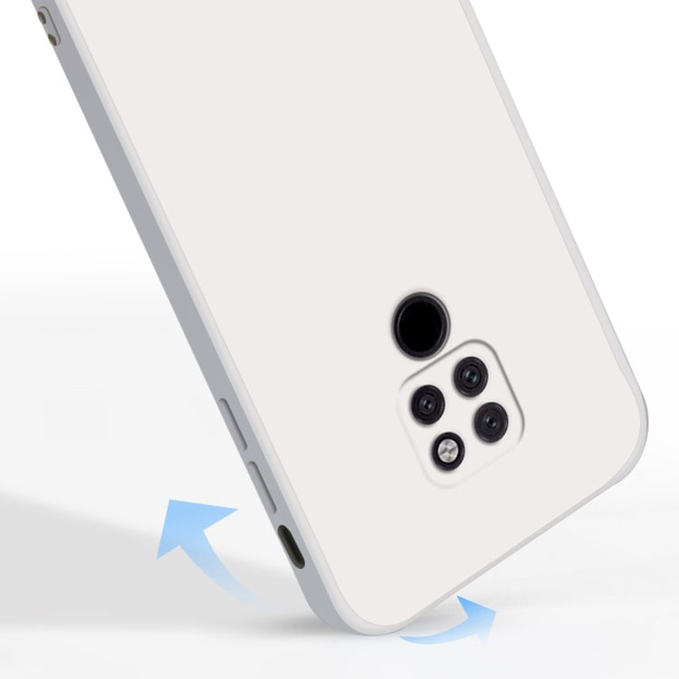 Custodia protettiva a copertura totale antigoccia in silicone liquido imitazione tinta unita, For Huawei Mate 20, For Huawei Mate 20 Pro