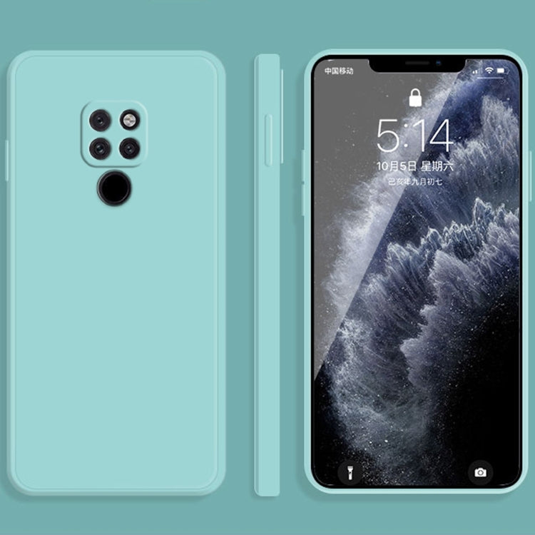 Custodia protettiva a copertura totale antigoccia in silicone liquido imitazione tinta unita, For Huawei Mate 20, For Huawei Mate 20 Pro