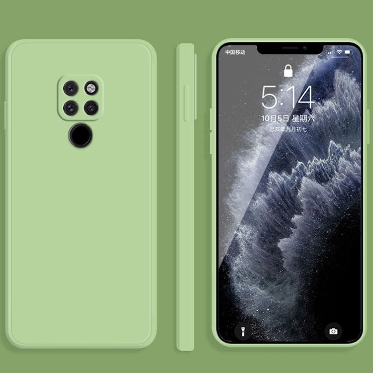 Custodia protettiva a copertura totale antigoccia in silicone liquido imitazione tinta unita, For Huawei Mate 20, For Huawei Mate 20 Pro