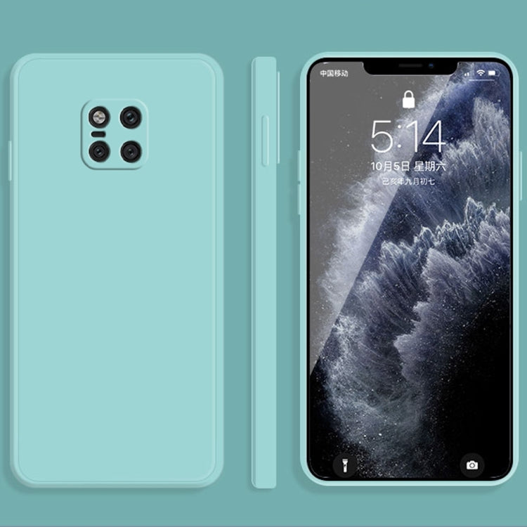 Custodia protettiva a copertura totale antigoccia in silicone liquido imitazione tinta unita, For Huawei Mate 20, For Huawei Mate 20 Pro