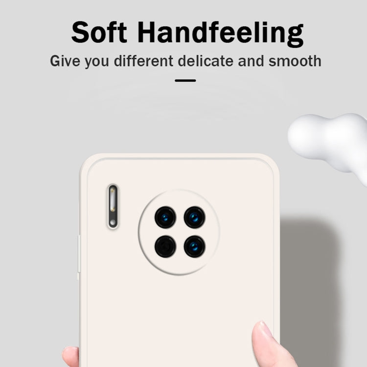 Custodia protettiva a copertura totale antigoccia in silicone liquido imitazione tinta unita, For Huawei Mate 30, For Huawei Mate 30 Pro