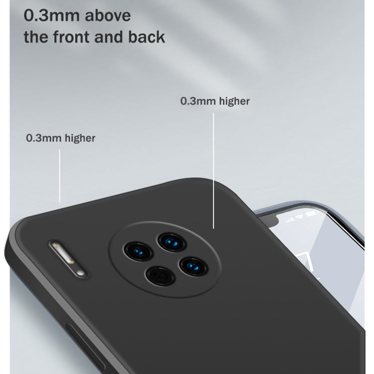 Custodia protettiva a copertura totale antigoccia in silicone liquido imitazione tinta unita, For Huawei Mate 30, For Huawei Mate 30 Pro