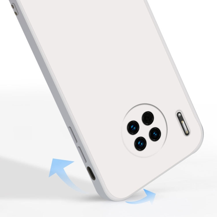 Custodia protettiva a copertura totale antigoccia in silicone liquido imitazione tinta unita, For Huawei Mate 30, For Huawei Mate 30 Pro