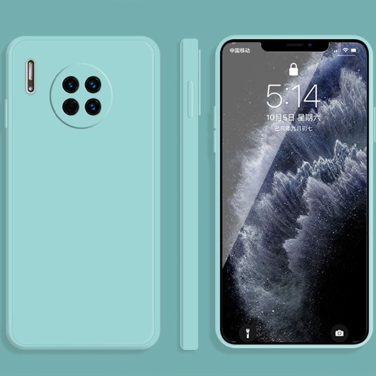 Custodia protettiva a copertura totale antigoccia in silicone liquido imitazione tinta unita, For Huawei Mate 30, For Huawei Mate 30 Pro