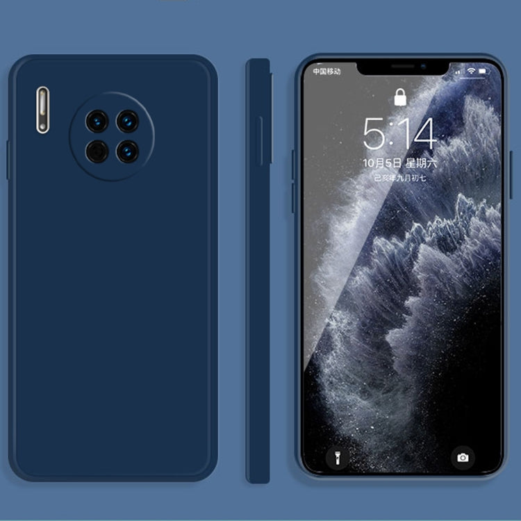 Custodia protettiva a copertura totale antigoccia in silicone liquido imitazione tinta unita, For Huawei Mate 30, For Huawei Mate 30 Pro