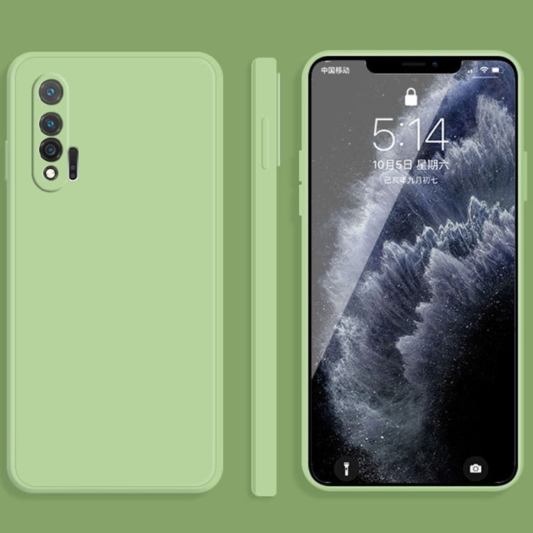 Custodia protettiva a copertura totale antigoccia in silicone liquido imitazione tinta unita, For Huawei nova 6 4G, For Huawei nova 6 5G