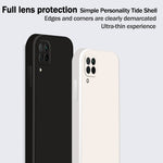 Custodia protettiva a copertura totale antigoccia in silicone liquido imitazione tinta unita, For Huawei nova 6 SE / 7i, For Huawei nova 7 5G