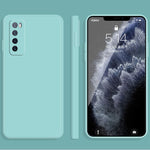 Custodia protettiva a copertura totale antigoccia in silicone liquido imitazione tinta unita, For Huawei nova 6 SE / 7i, For Huawei nova 7 5G