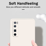 Custodia protettiva a copertura totale antigoccia in silicone liquido imitazione tinta unita, For Huawei nova 7 Pro 5G, For Huawei nova 7 SE
