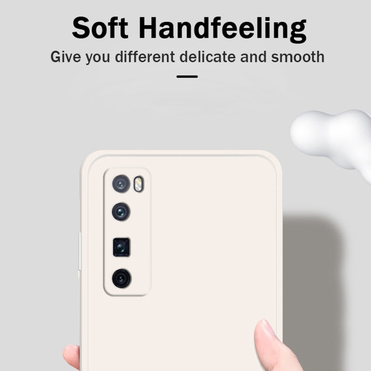 Custodia protettiva a copertura totale antigoccia in silicone liquido imitazione tinta unita, For Huawei nova 7 Pro 5G, For Huawei nova 7 SE
