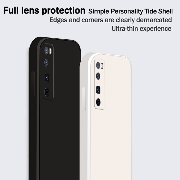 Custodia protettiva a copertura totale antigoccia in silicone liquido imitazione tinta unita, For Huawei nova 7 Pro 5G, For Huawei nova 7 SE