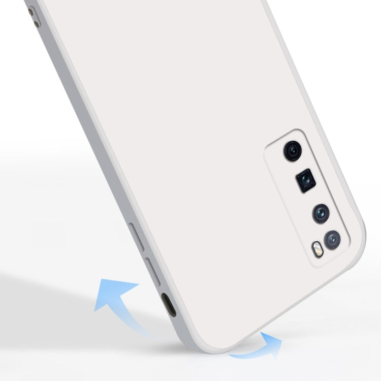 Custodia protettiva a copertura totale antigoccia in silicone liquido imitazione tinta unita, For Huawei nova 7 Pro 5G, For Huawei nova 7 SE