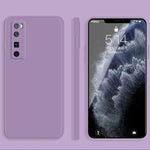 Custodia protettiva a copertura totale antigoccia in silicone liquido imitazione tinta unita, For Huawei nova 7 Pro 5G, For Huawei nova 7 SE