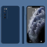 Custodia protettiva a copertura totale antigoccia in silicone liquido imitazione tinta unita, For Huawei nova 7 Pro 5G, For Huawei nova 7 SE
