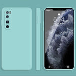 Custodia protettiva a copertura totale antigoccia in silicone liquido imitazione tinta unita, For Huawei nova 7 Pro 5G, For Huawei nova 7 SE