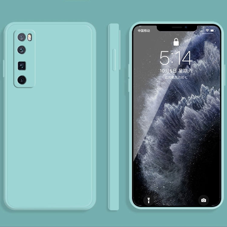 Custodia protettiva a copertura totale antigoccia in silicone liquido imitazione tinta unita, For Huawei nova 7 Pro 5G, For Huawei nova 7 SE