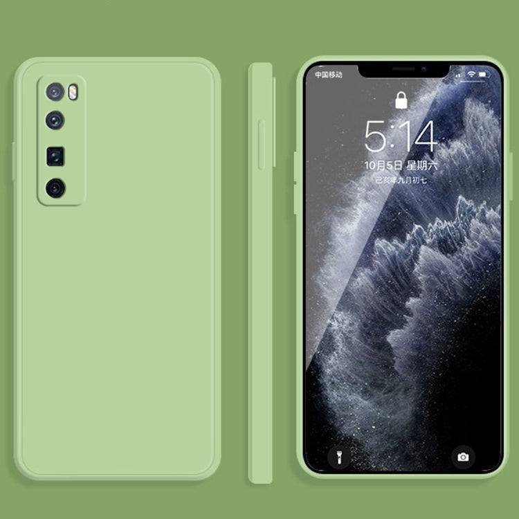 Custodia protettiva a copertura totale antigoccia in silicone liquido imitazione tinta unita, For Huawei nova 7 Pro 5G, For Huawei nova 7 SE