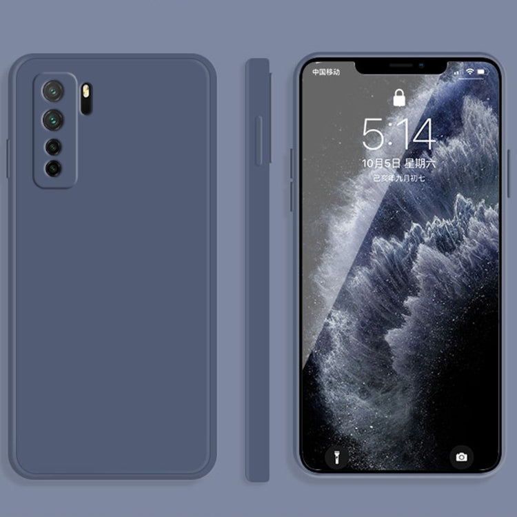 Custodia protettiva a copertura totale antigoccia in silicone liquido imitazione tinta unita, For Huawei nova 7 Pro 5G, For Huawei nova 7 SE