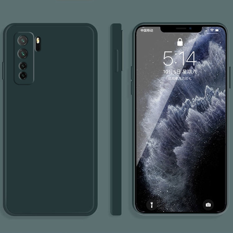 Custodia protettiva a copertura totale antigoccia in silicone liquido imitazione tinta unita, For Huawei nova 7 Pro 5G, For Huawei nova 7 SE
