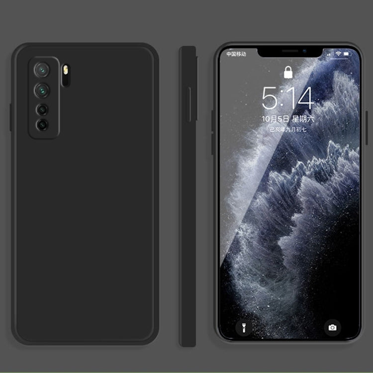 Custodia protettiva a copertura totale antigoccia in silicone liquido imitazione tinta unita, For Huawei nova 7 Pro 5G, For Huawei nova 7 SE