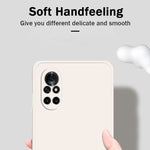Custodia protettiva a copertura totale antigoccia in silicone liquido imitazione tinta unita, For Huawei nova 8 5G, For Huawei nova 8 Pro 5G