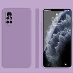 Custodia protettiva a copertura totale antigoccia in silicone liquido imitazione tinta unita, For Huawei nova 8 5G, For Huawei nova 8 Pro 5G