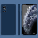 Custodia protettiva a copertura totale antigoccia in silicone liquido imitazione tinta unita, For Huawei nova 8 5G, For Huawei nova 8 Pro 5G