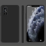 Custodia protettiva a copertura totale antigoccia in silicone liquido imitazione tinta unita, For Huawei nova 8 5G, For Huawei nova 8 Pro 5G