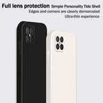 Custodia protettiva a copertura totale antigoccia in silicone liquido imitazione tinta unita, For Huawei nova 8 SE, For Huawei P30