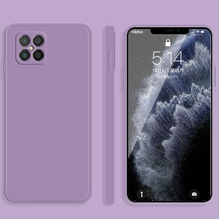 Custodia protettiva a copertura totale antigoccia in silicone liquido imitazione tinta unita, For Huawei nova 8 SE, For Huawei P30