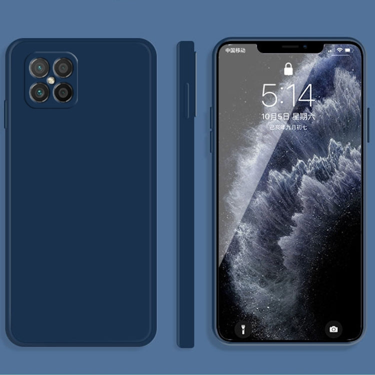Custodia protettiva a copertura totale antigoccia in silicone liquido imitazione tinta unita, For Huawei nova 8 SE, For Huawei P30