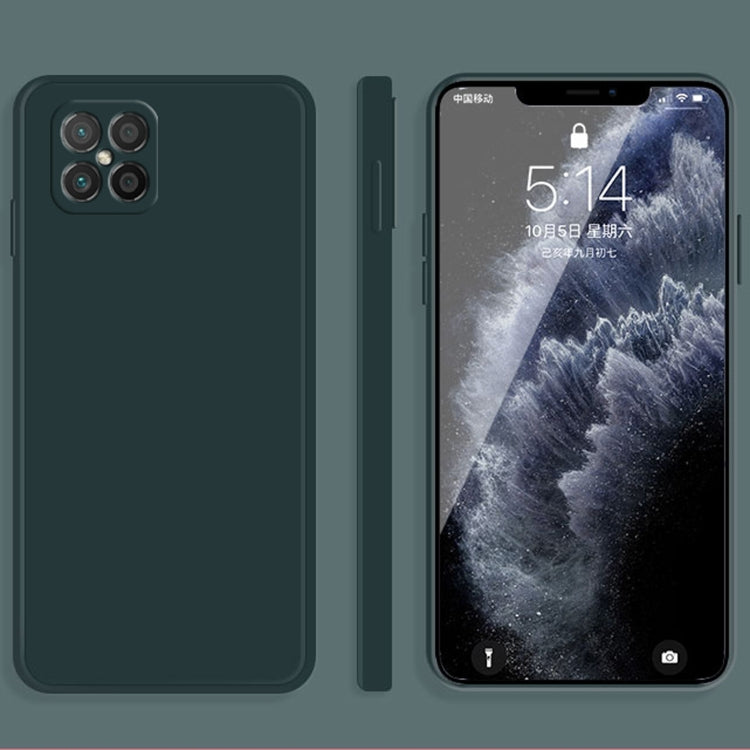 Custodia protettiva a copertura totale antigoccia in silicone liquido imitazione tinta unita, For Huawei nova 8 SE, For Huawei P30
