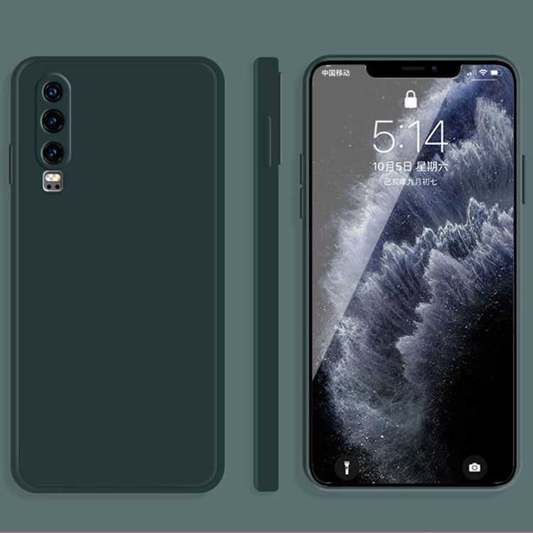 Custodia protettiva a copertura totale antigoccia in silicone liquido imitazione tinta unita, For Huawei nova 8 SE, For Huawei P30