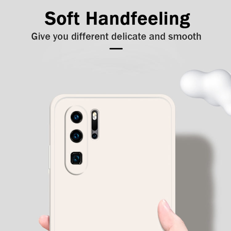 Custodia protettiva a copertura totale antigoccia in silicone liquido imitazione tinta unita, For Huawei P30 Pro, For Huawei P40