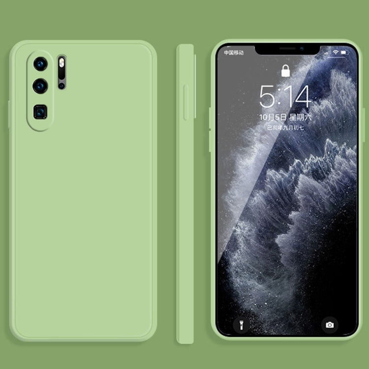 Custodia protettiva a copertura totale antigoccia in silicone liquido imitazione tinta unita, For Huawei P30 Pro, For Huawei P40
