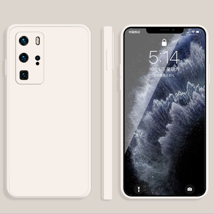 Custodia protettiva a copertura totale antigoccia in silicone liquido imitazione tinta unita, For Huawei P40 Pro, For Huawei nova 5i